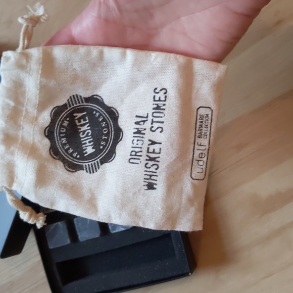 Whiskey Stones, NEW Barware, Gift Box & Storage Bag, Marble Reusable Ice, Father - Picture 5 of 11